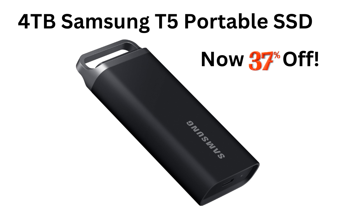 4TB Samsung T5 Portable SSD